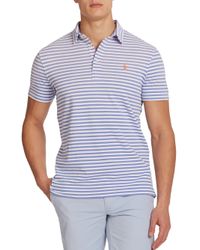 Polo Ralph Lauren | Blue Striped Featherweight Polo for Men | Lyst