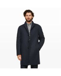 Club Monaco | Blue Double Face Topcoat for Men | Lyst