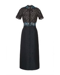 Mary Katrantzou | Multicolor Lamur Paisley And Lace Midi Dress | Lyst