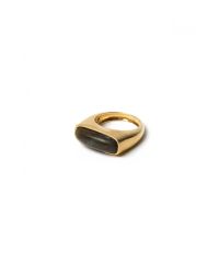 Lizzie Fortunato | Metallic Organic Ring In Gold | Lyst