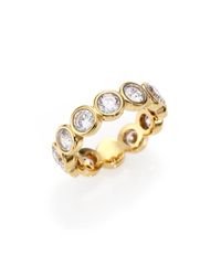Michael Kors | Metallic Park Avenue Glam Jeweled Band Ring/goldtone | Lyst
