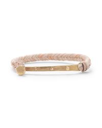 Club Monaco | Pink Scosha Flat Rope Bracelet | Lyst
