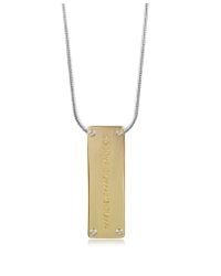 Marc By Marc Jacobs - Metallic Id Pendant Women's Long Necklace - Lyst