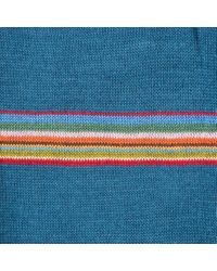 Paul Smith | Men's Petrol Blue Multi-stripe Block Socks for Men | Lyst