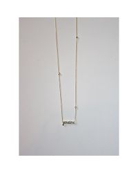 Tai | Metallic Je T'aime Necklace | Lyst