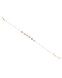 Anne Sisteron - Pink 14kt Rose Gold Diamond Delice Bracelet - Lyst