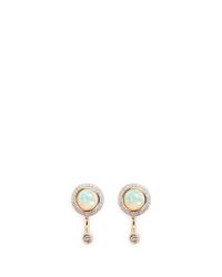 Pamela Love | Metallic 'gravitation' Diamond Pavé Opal Stud Earrings | Lyst