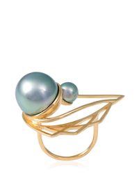 Leivan Kash | Metallic Oko Ring | Lyst