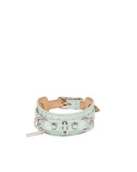 Balenciaga | Green Papier Bracelet Large Python | Lyst