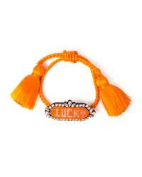 Shourouk | Orange Athena Beaded Bracelet | Lyst