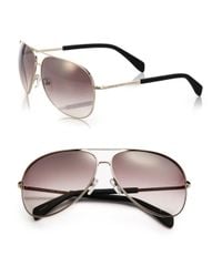 Marc By Marc Jacobs | Gold Gradient 63mm Aviator Sunglasses | Lyst