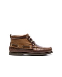 Sperry Top-Sider Brown A/o Boat Chukka Duck Cloth for men