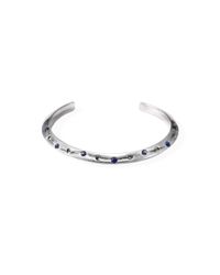 Lulu Frost | Metallic George Frost G. Frost Passage Of Time Cuff Lapis | Lyst