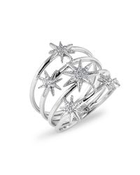 Anne Sisteron - Metallic 14kt White Gold Diamond Fireworks Ring - Lyst