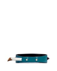Toga | Multicolor Colourblock Leather Bracelet | Lyst