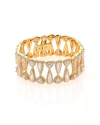 Adriana Orsini | Metallic Athena Teardrop & Trillion Bracelet | Lyst