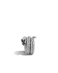 John Hardy | Macan Coil Ring With Black Sapphire | Lyst