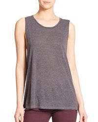 Rag & Bone | Gray Concert Muscle Tee | Lyst