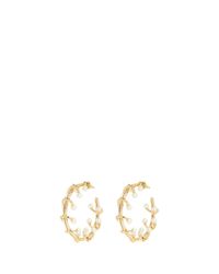 Eddie Borgo | Metallic Crystal Pavé Pearl Orbit Hoop Earrings | Lyst