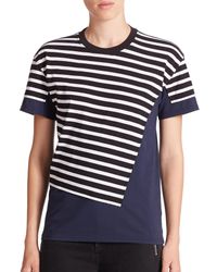 Marc By Marc Jacobs | Blue Stripe-patch Surplus Tee | Lyst