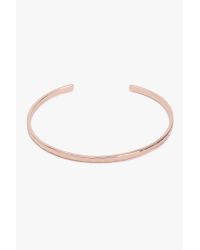 7 For All Mankind - Pink Gorjana Taner Cuff In Rose Gold - Lyst