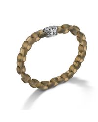 John Hardy | Metallic Bracelet With Silver Carved Chain Clasp for Men | Lyst