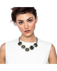 Lulu Frost - Blue Nicandra Hex Necklace - Lyst