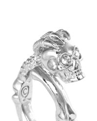 Alexander McQueen | Metallic Skull Claw Ring | Lyst