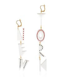 Maria Francesca Pepe | Metallic City Skyline Earrings | Lyst