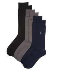 Ralph Lauren | Multicolor Super Soft Socks, Pack Of 3 for Men | Lyst