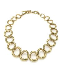 Vaubel | Metallic Graduated Oval Link Collar Necklace | Lyst