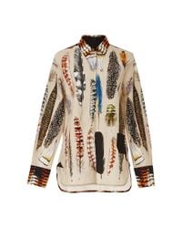 Swash London - Brown Plumage Leopard Collector Shirt - Lyst