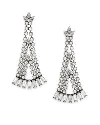 DANNIJO | Metallic Ada Crystal Chandelier Earrings | Lyst