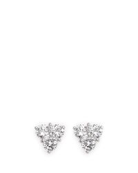 CZ by Kenneth Jay Lane | Metallic Brilliant Cut Cubic Zirconia Floral Earrings | Lyst