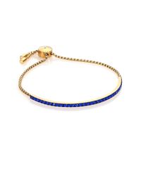Michael Kors | Blue Parisian Jewels Pavé Bar Bracelet | Lyst