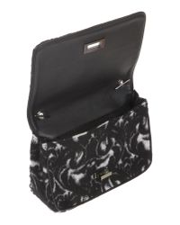 Blue Les Copains Black Shoulder Bag