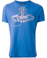 mens blue vivienne westwood shirt