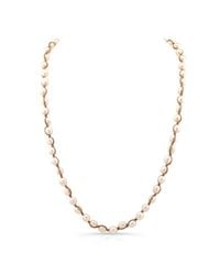 Anne Sisteron - Metallic Champagne Pearl Macrame Necklace - Lyst