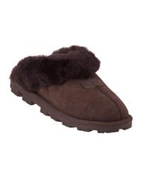 UGG | Brown Coquette Slipper Chocolate Suede | Lyst