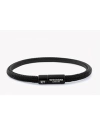 Tateossian | Soho Bracelet In Black Copper Wire for Men | Lyst