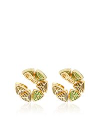 Vhernier | Green Freccia Medio Jade Rose Gold Earrings | Lyst