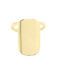 Asherali Knopfer | Metallic Yellow Gold Nail Ring | Lyst