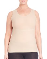 Spanx | Beige Trust Your Thinstincts Plus-size Tank | Lyst