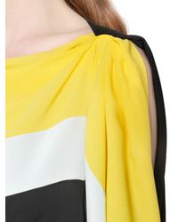 Vionnet | Multicolor Colour Blocked Viscose Jersey Dress | Lyst