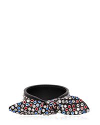 Saint Laurent | Multicolor Studs On Leather Bracelet | Lyst