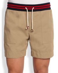 drawstring chino shorts mens