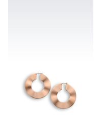 Emporio Armani | Metallic Earrings | Lyst