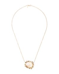 Jordan Alexander | Pink Mo Exclusive: One Of A Kind 18k Gold Diamond And Pearl Necklace | Lyst
