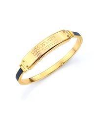 Marc By Marc Jacobs | Gold Standard Supply Enamel Bangle Bracelet | Lyst