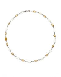 Gurhan | Metallic Willow Champagne Quartz, 24K Yellow Gold & Sterling Silver Bloom Necklace | Lyst